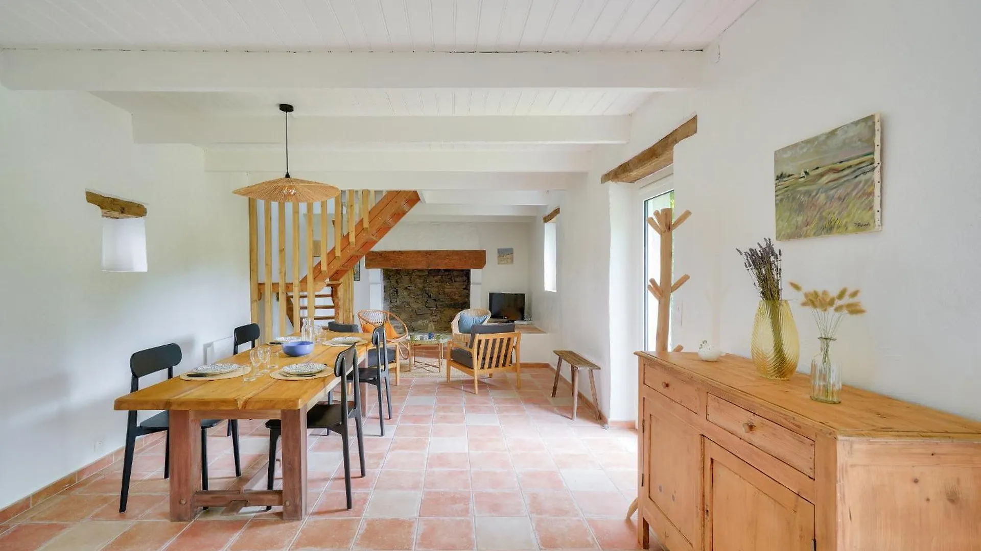 Jolie Maison A La Campagne Pour 4 Saint-Jean-Trolimon Сasa de vacaciones